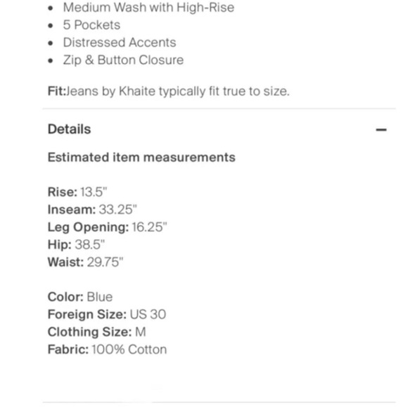 Khaite jean Daniele size 30 - Picture 7 of 7